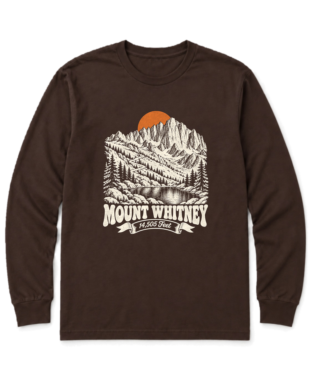 Mount Whitney Long Sleeve Shirt - Dark Chocolate