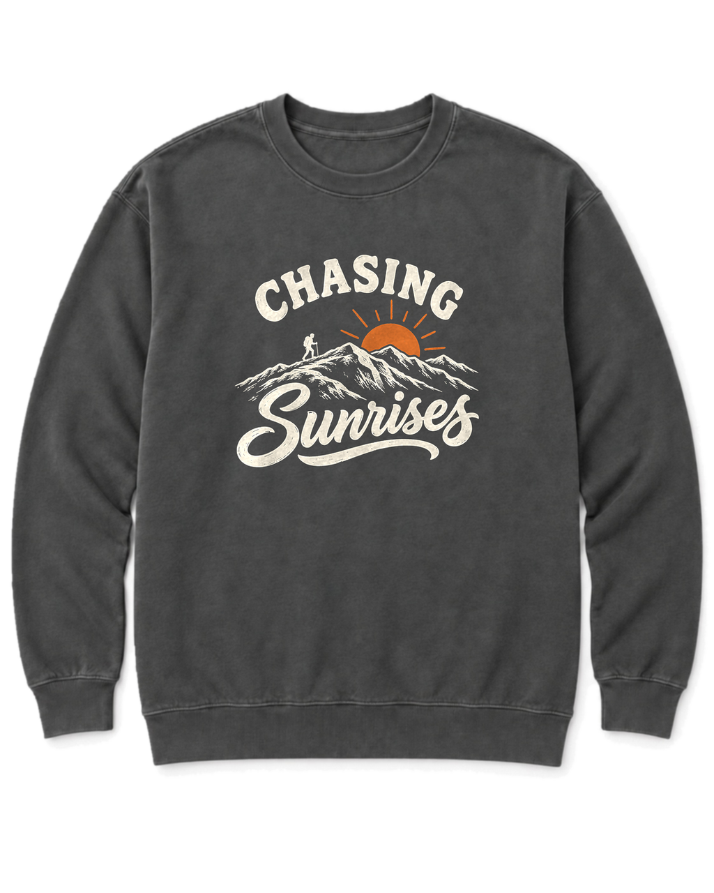 Chasing Sunrises Sweatshirt - Pepper
