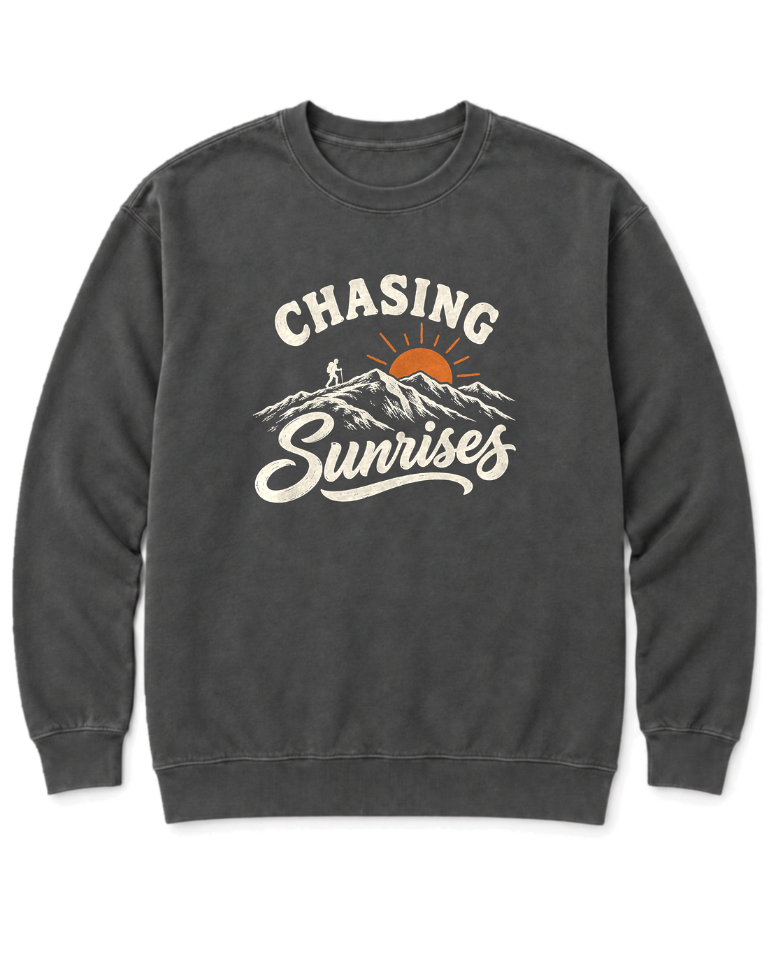 Chasing Sunrises Sweatshirt - Pepper