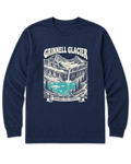 Grinnell Glacier Long Sleeve Shirt - Navy