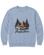 Fireside Hours Sweatshirt - Chambray