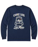 Carry Less, See More Long Sleeve Shirt - Navy