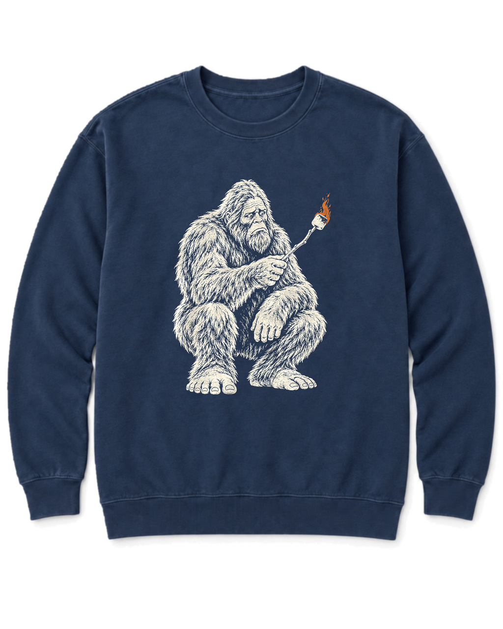 Bigfoot S'mores Sweatshirt - True Navy