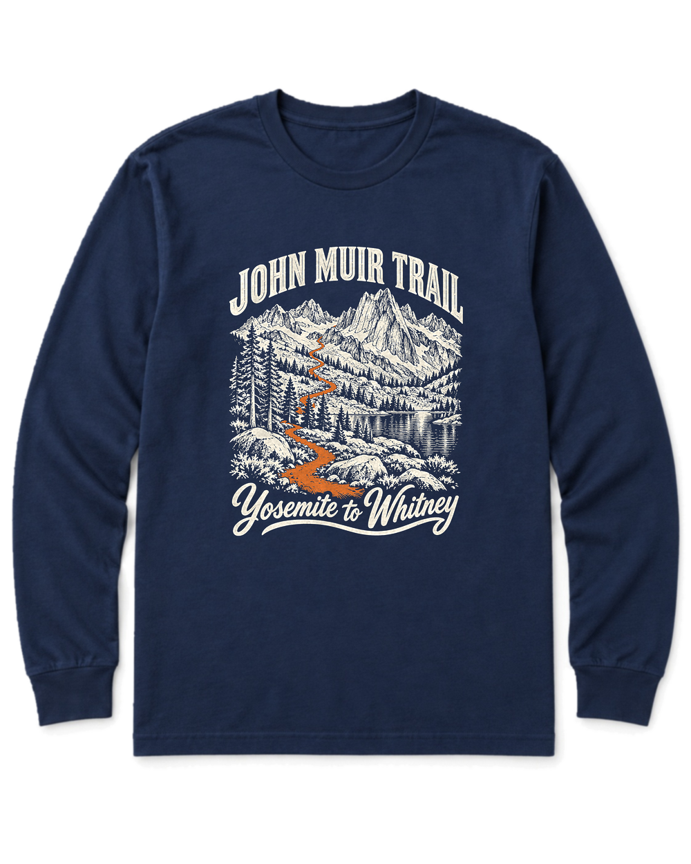 John Muir Trail Long Sleeve Shirt - Navy