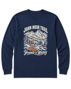 John Muir Trail Long Sleeve Shirt - Navy