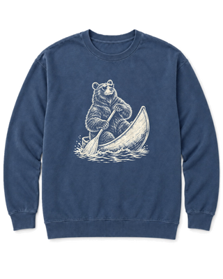 Bear in a Canoe Sweatshirt
