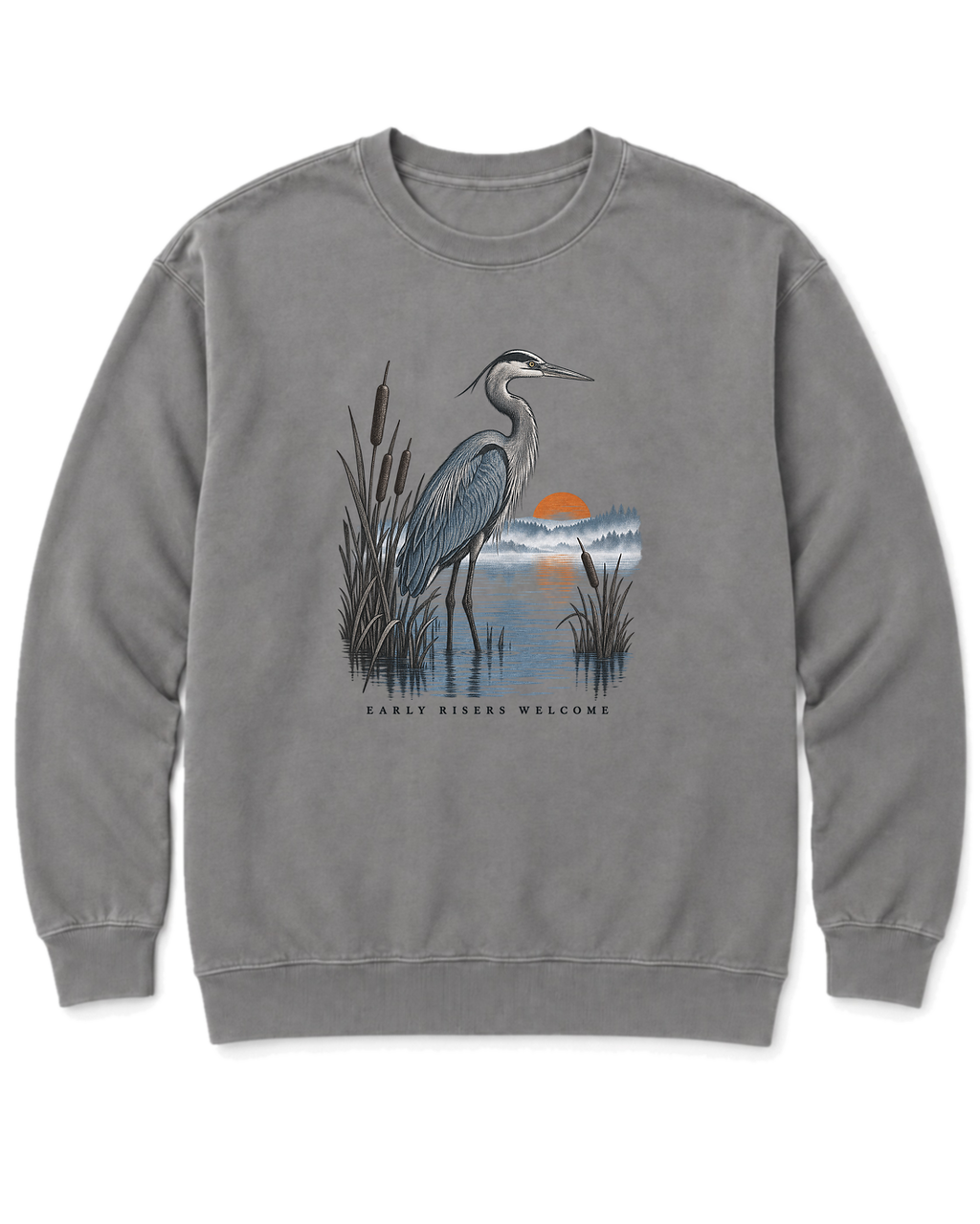 Early Risers Welcome Sweatshirt - Grey