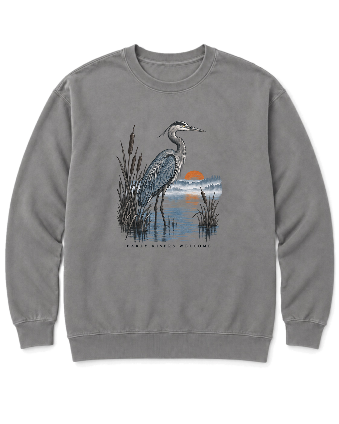 Early Risers Welcome Sweatshirt - Grey