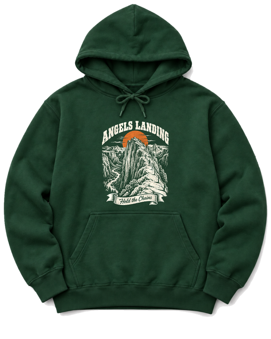 Angels Landing Hoodie - Forest Green