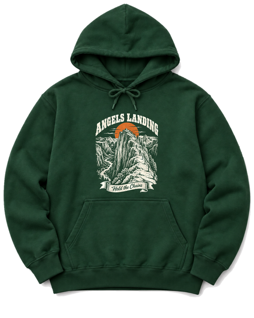 Angels Landing Hoodie - Forest Green
