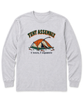 Tent Assembly Long Sleeve Shirt - Ash