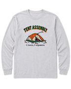 Tent Assembly Long Sleeve Shirt - Ash