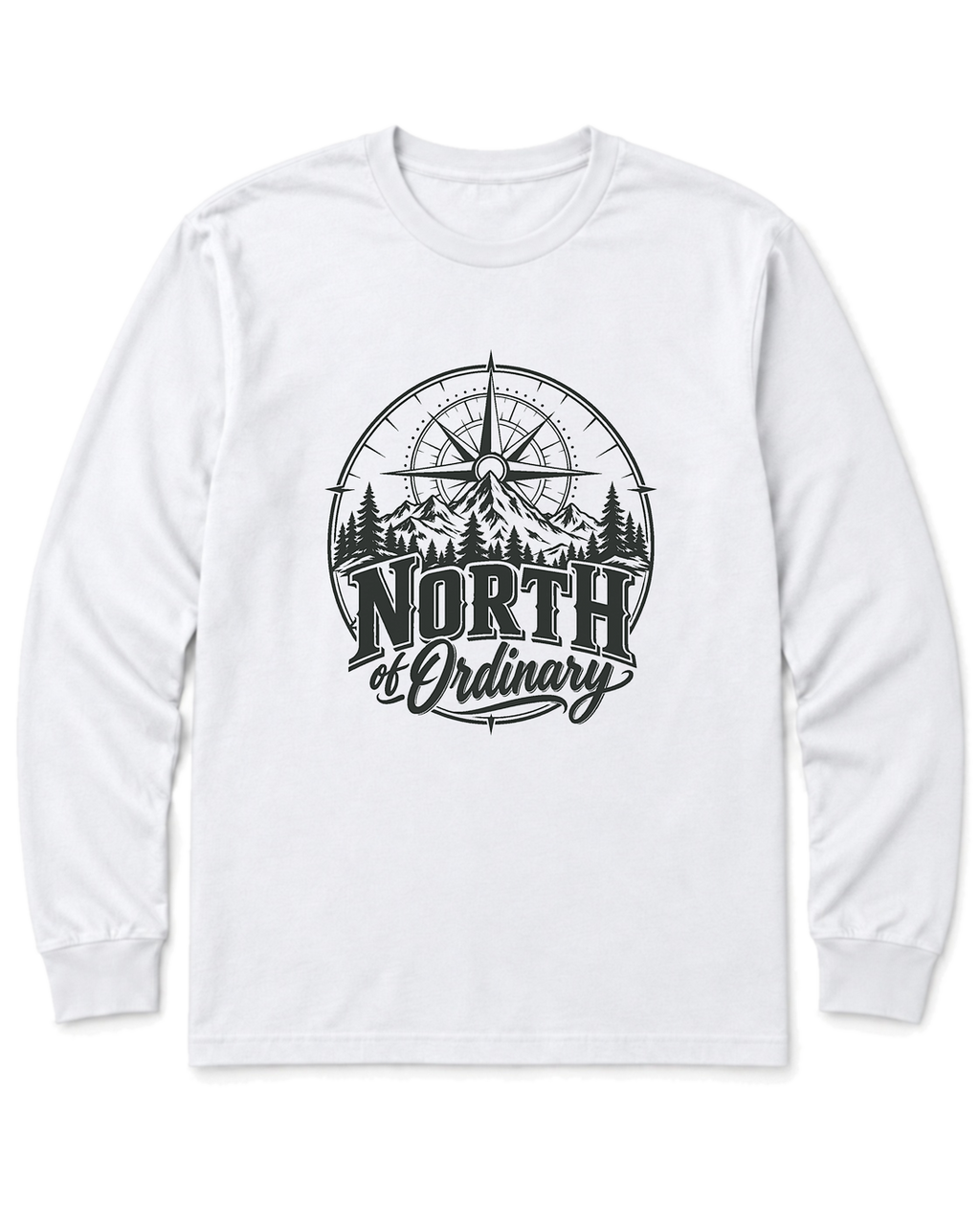 North of Ordinary Long Sleeve Shirt - White