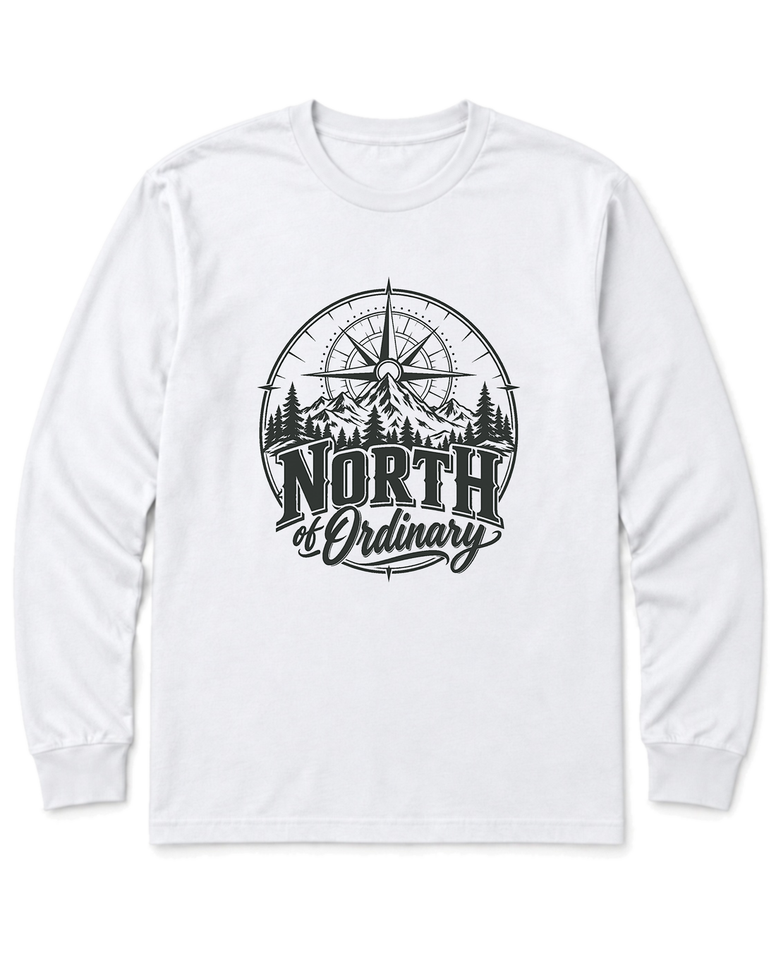North of Ordinary Long Sleeve Shirt - White