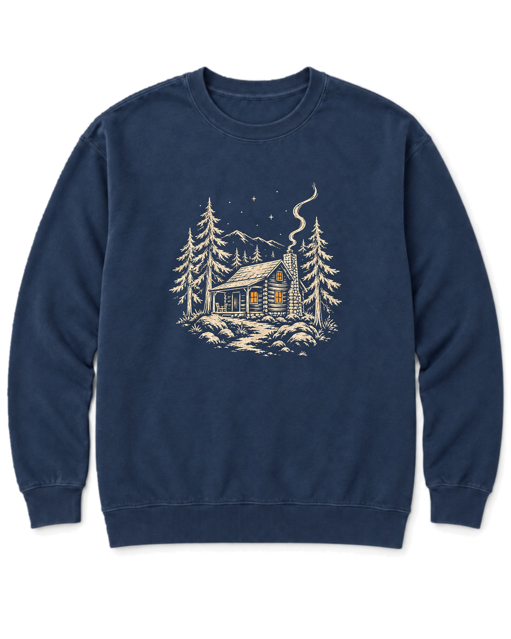 Cabin Glow Sweatshirt - True Navy