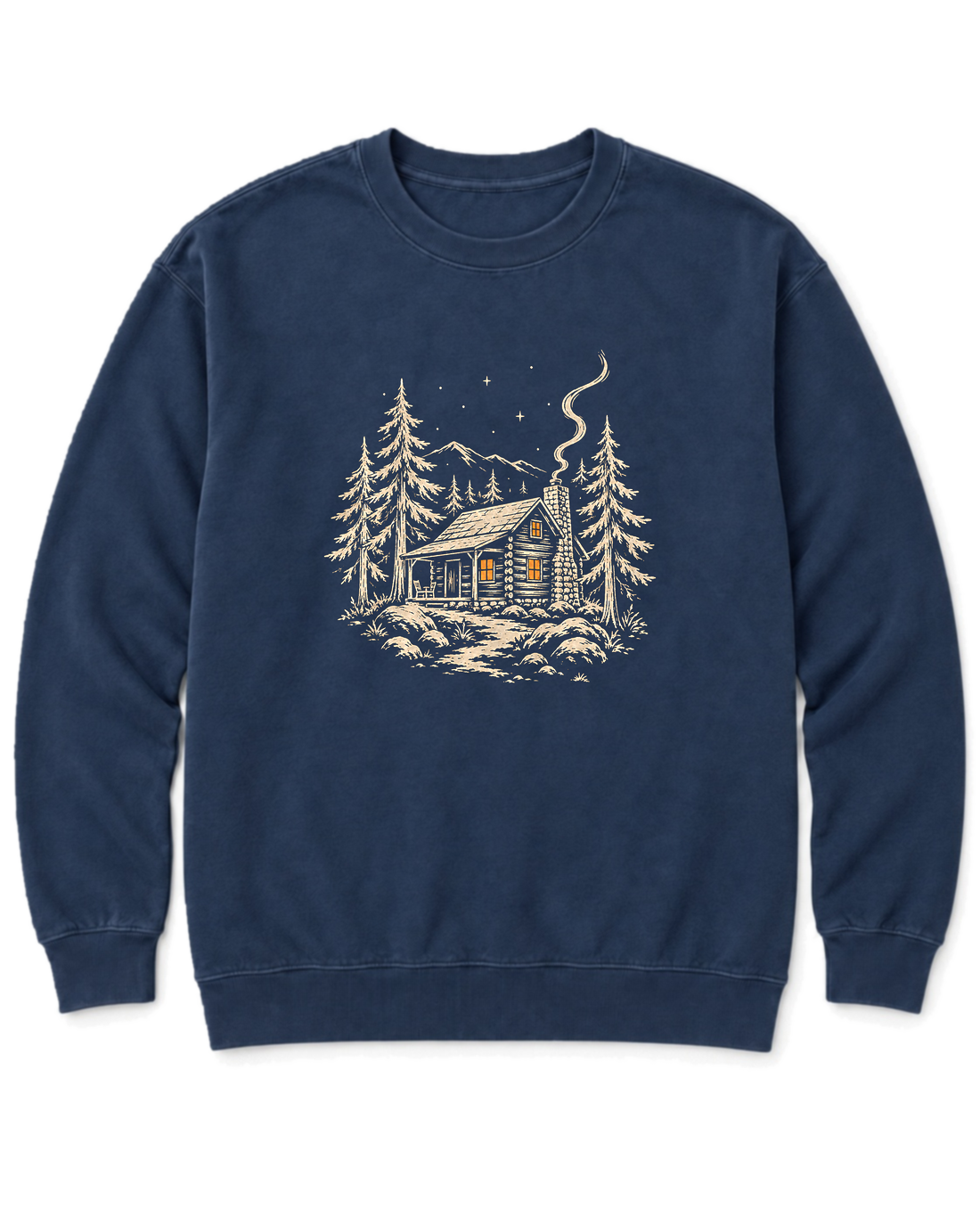 Cabin Glow Sweatshirt - True Navy