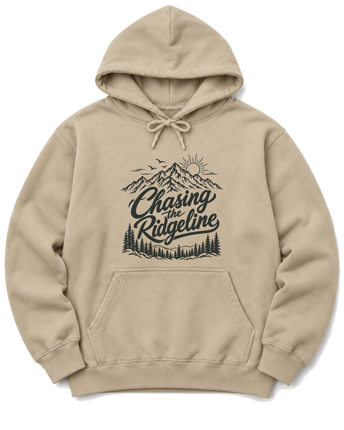 Chasing the Ridgeline Hoodie - Sand