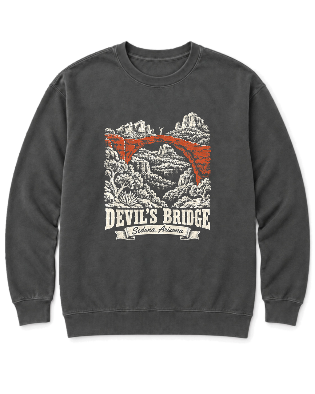 Devil's Bridge Sweatshirt - Pepper