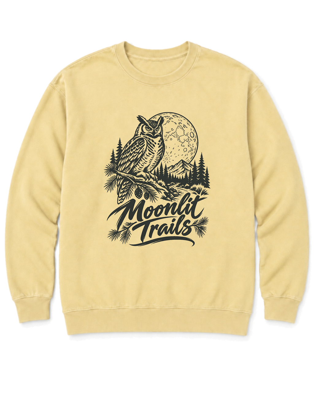 Moonlit Trails Sweatshirt - Butter