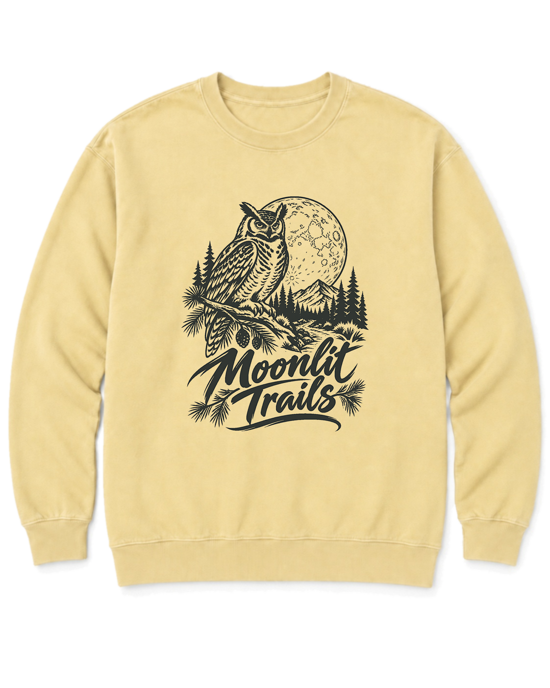 Moonlit Trails Sweatshirt - Butter