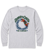 Paddled in Circles Long Sleeve Shirt - Ash