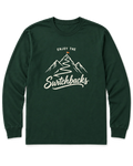 Enjoy the Switchbacks Long Sleeve Shirt - Forest Green