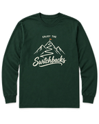 Enjoy the Switchbacks Long Sleeve Shirt - Forest Green