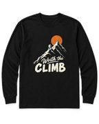 Worth the Climb Long Sleeve Shirt - Black