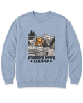 Windows Down, Tails Up Sweatshirt - Chambray