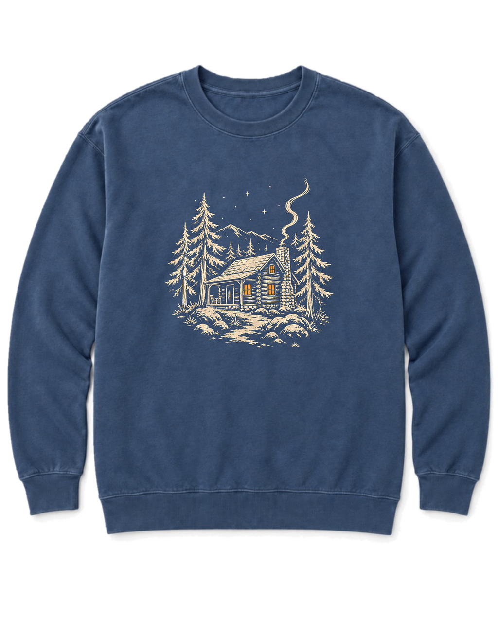 Cabin Glow Sweatshirt - Denim