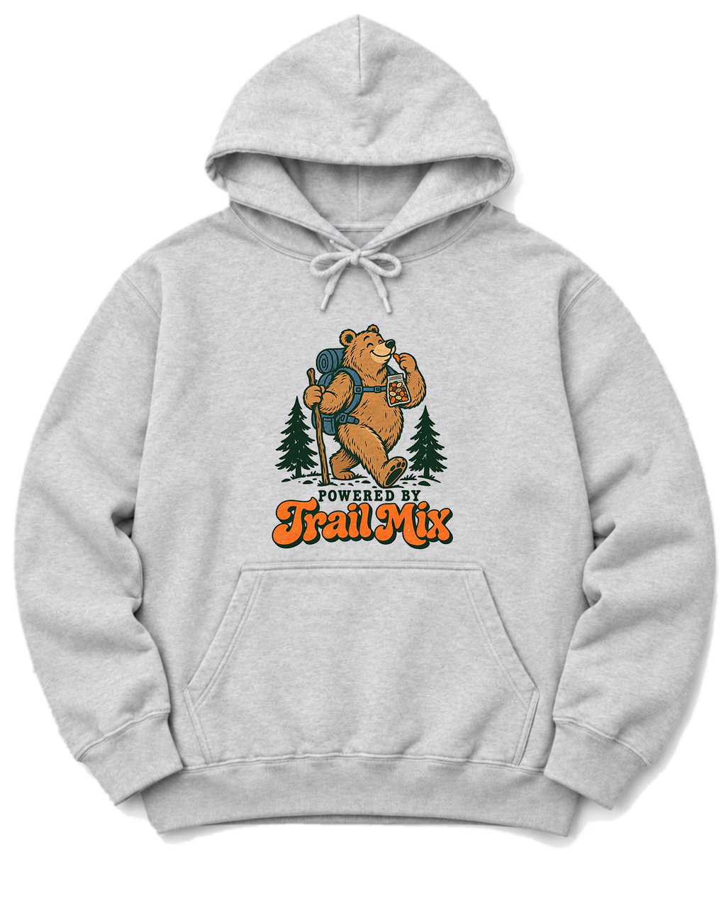 Powered by Trail Mix Hoodie - Ash