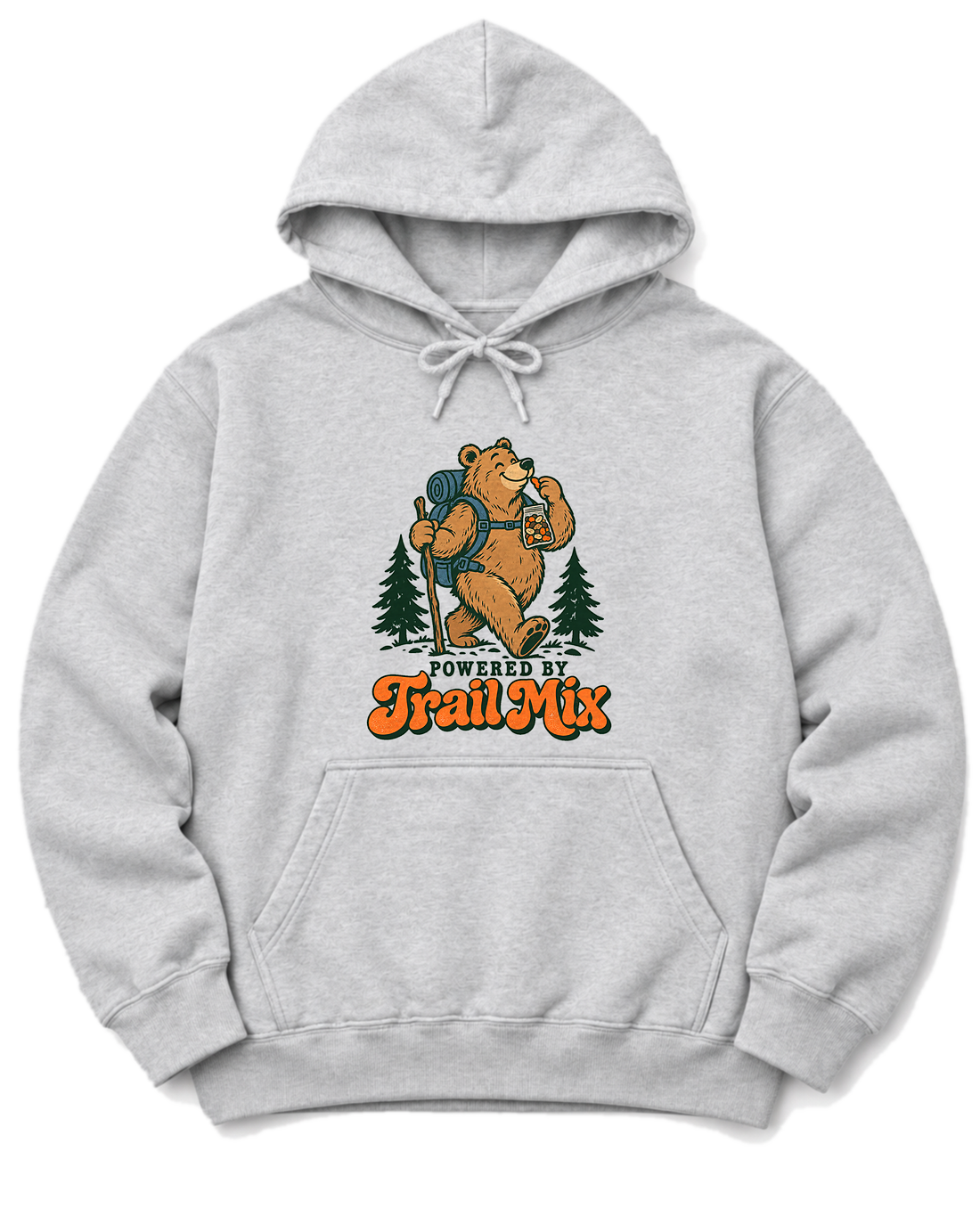 Powered by Trail Mix Hoodie - Ash