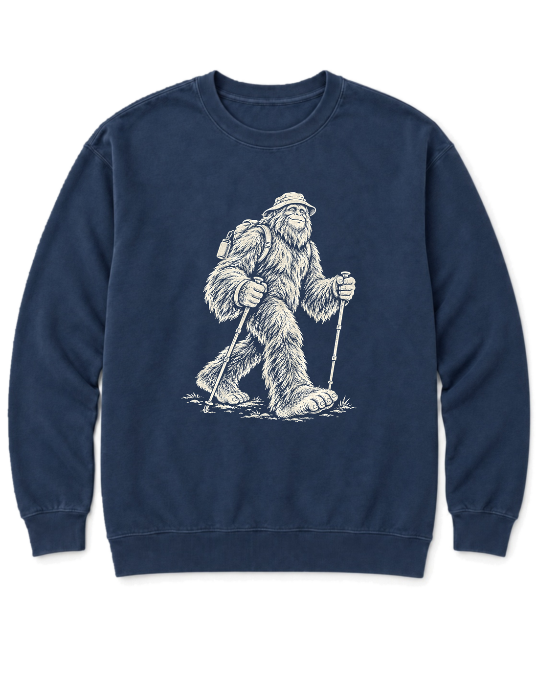Bigfoot Day Hike Sweatshirt - True Navy