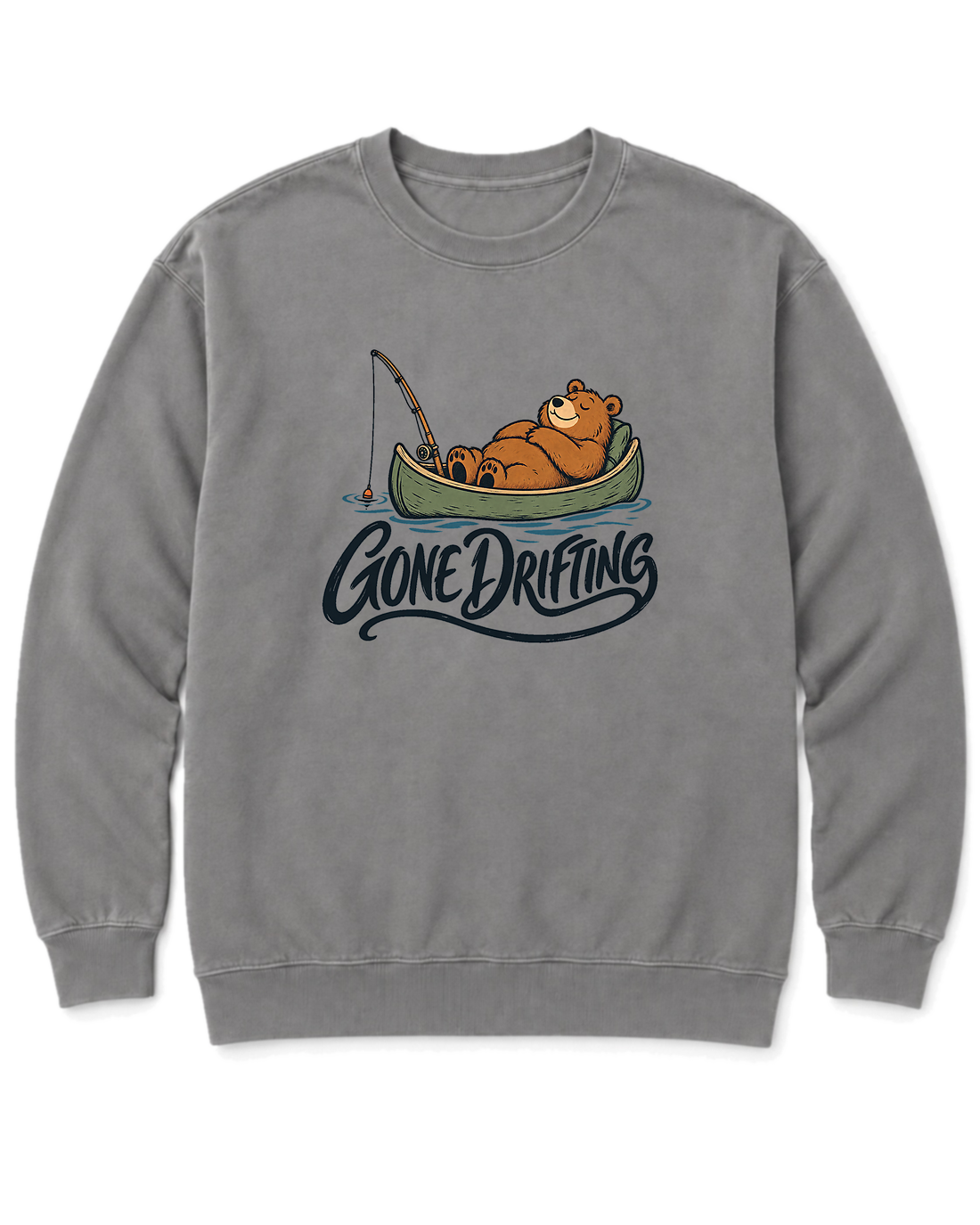 Gone Drifting Sweatshirt - Grey
