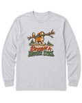 Brought a Bigger Stick Long Sleeve Shirt - Ash