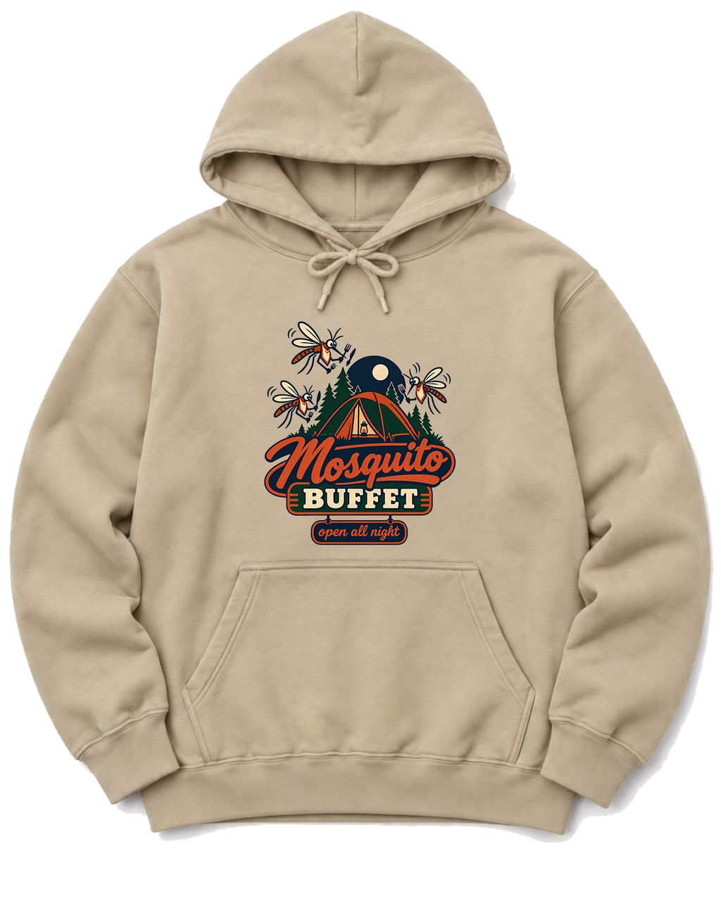 Mosquito Buffet Hoodie - Sand