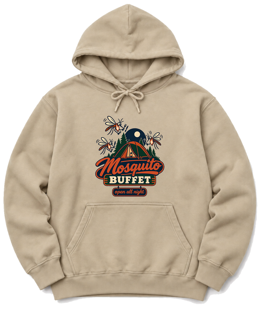Mosquito Buffet Hoodie - Sand