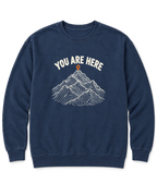 You Are Here Sweatshirt - True Navy