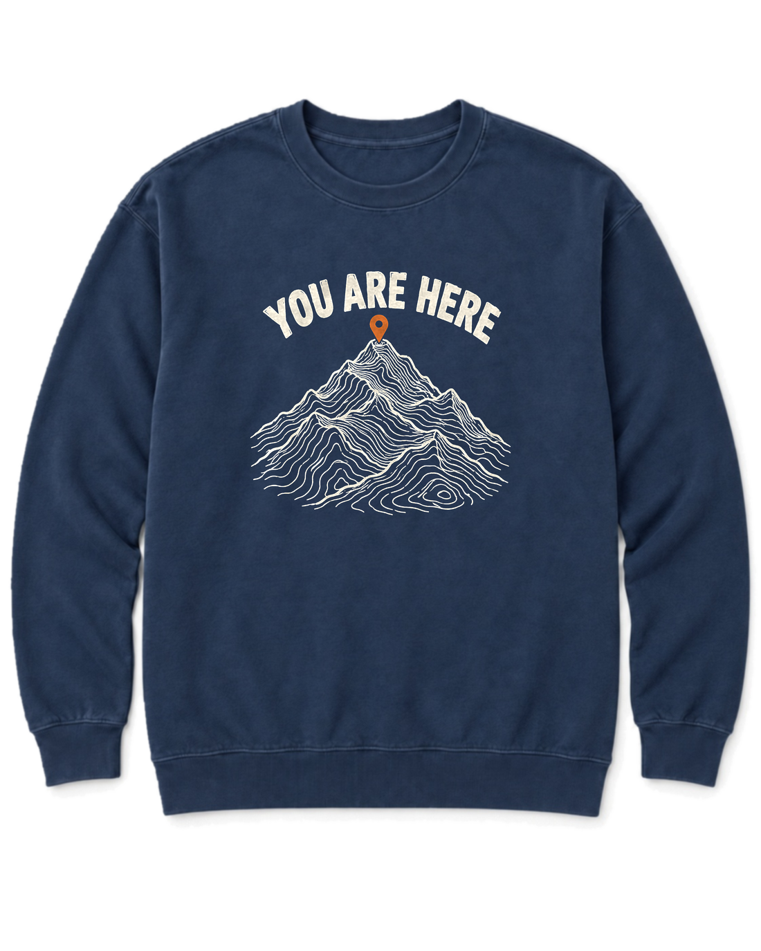 You Are Here Sweatshirt - True Navy