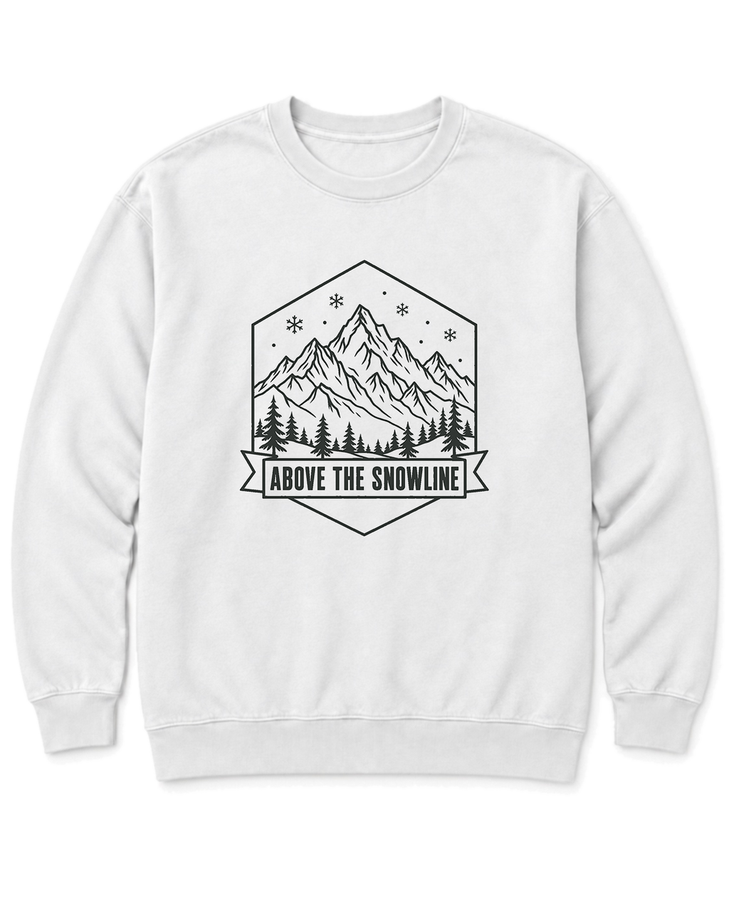 Above the Snowline Sweatshirt - White