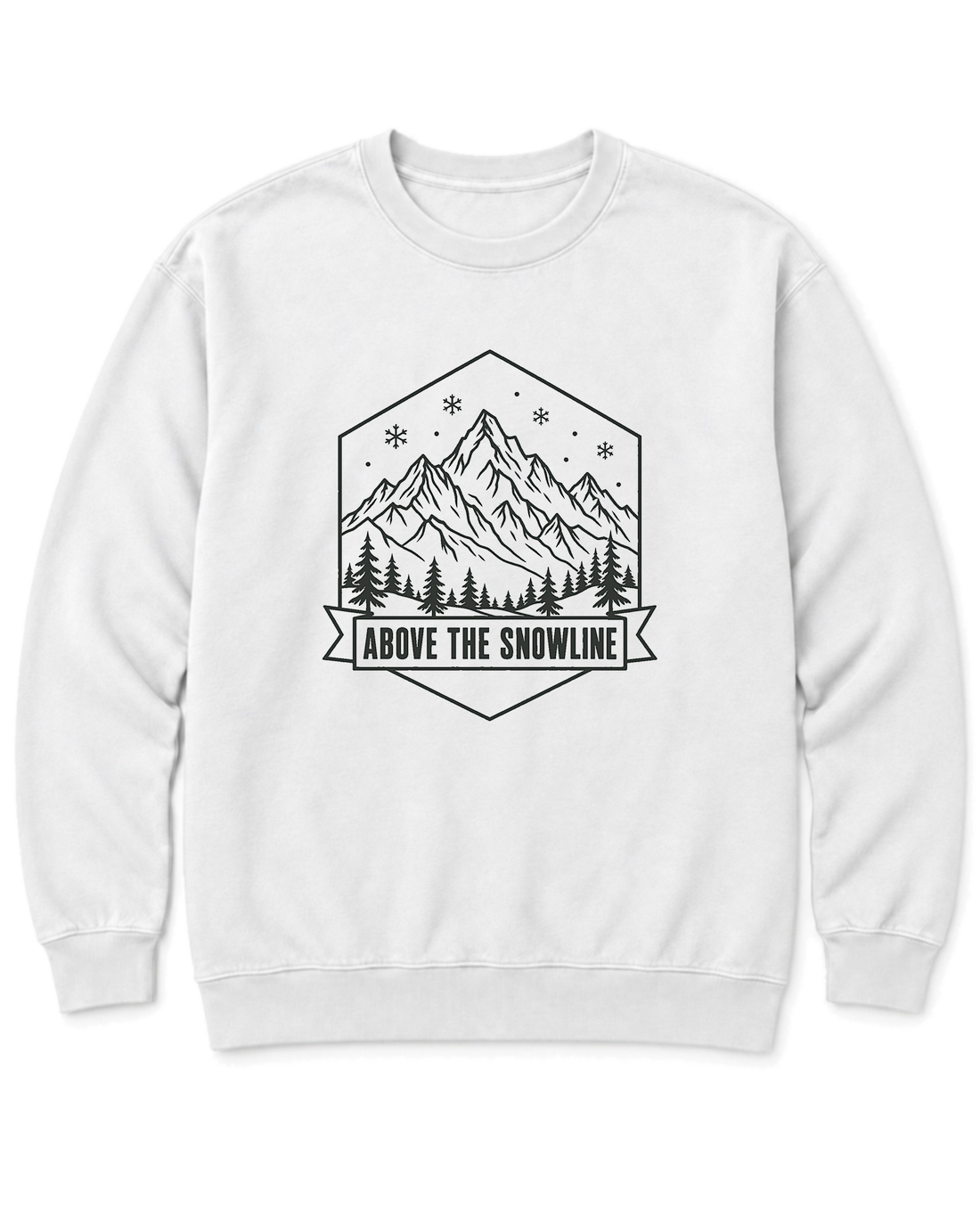 Above the Snowline Sweatshirt - White