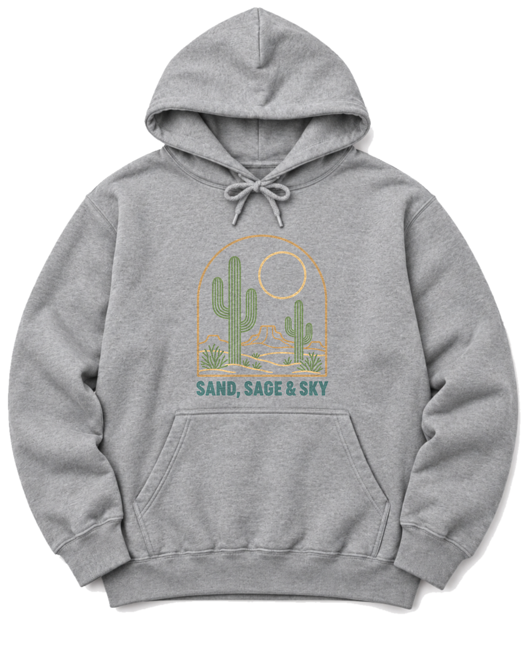 Sand, Sage & Sky Hoodie - Sport Grey