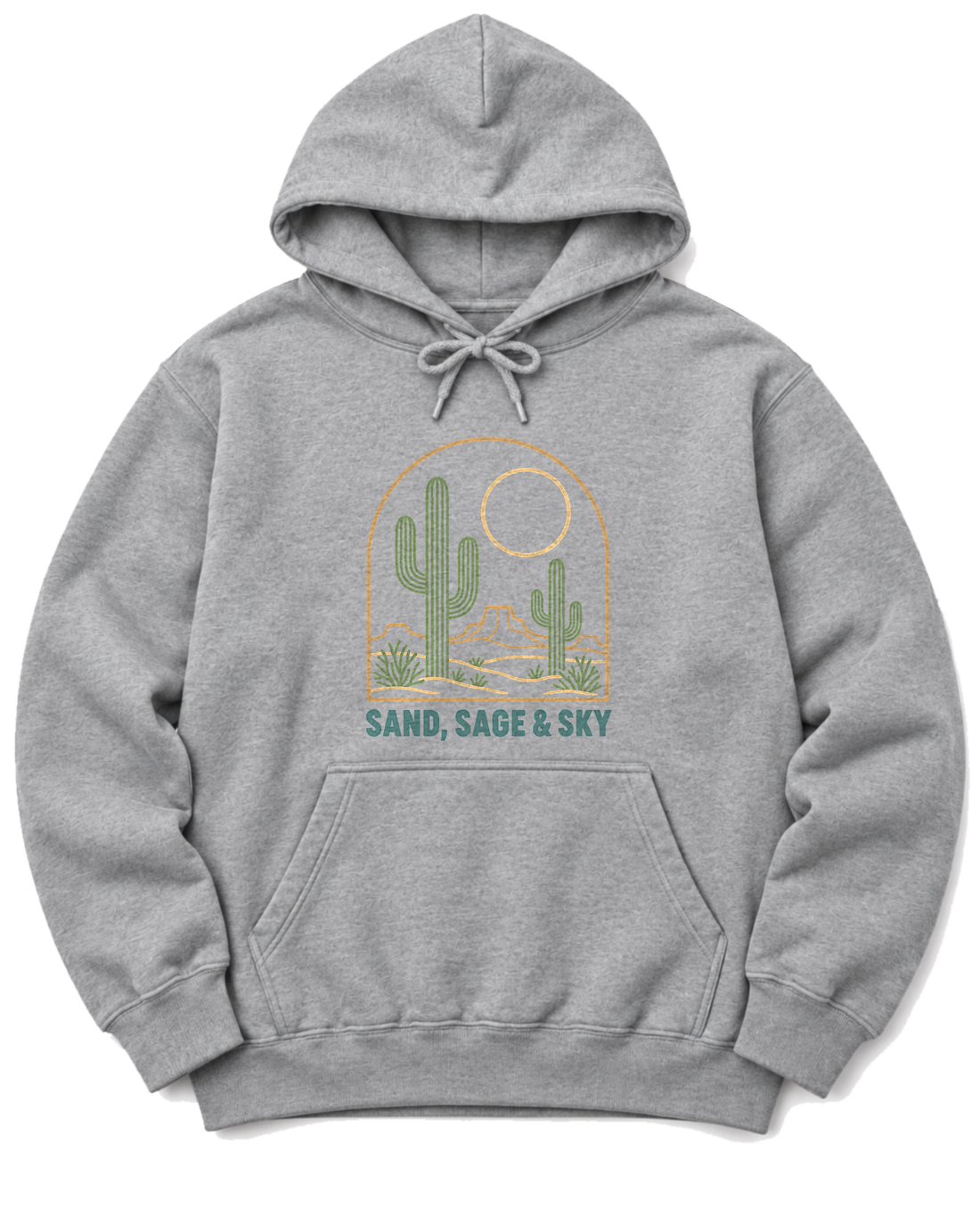 Sand, Sage & Sky Hoodie - Sport Grey