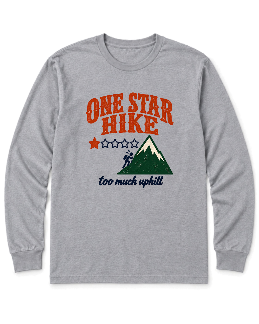 One Star Hike Long Sleeve Shirt - Sport Grey