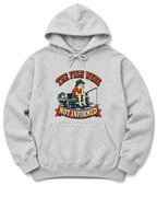 The Fish Were Not Informed Hoodie - Ash