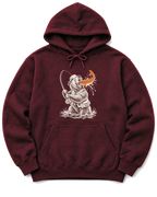 Gone Fishing Grizzly Hoodie - Maroon
