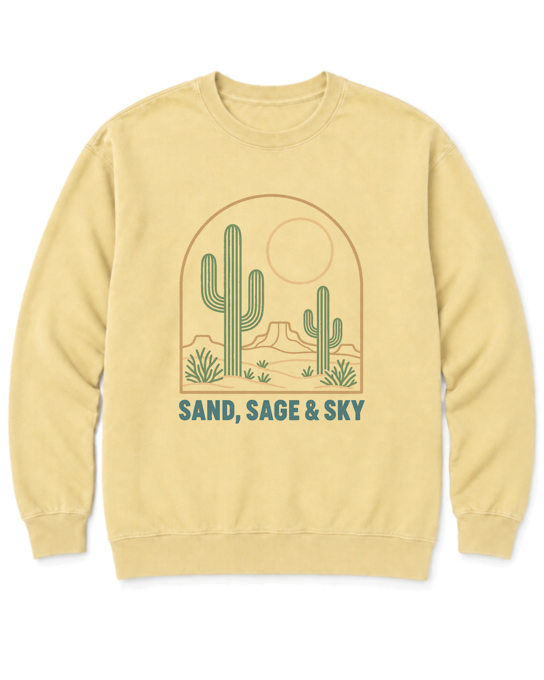 Sand, Sage & Sky Sweatshirt - Butter