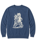 Tiny Backpack Grizzly Sweatshirt - Denim