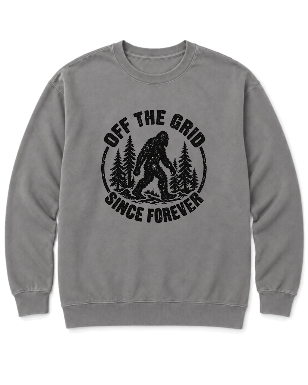 Off the Grid Since Forever Sweatshirt - Grey