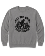 Off the Grid Since Forever Sweatshirt - Grey